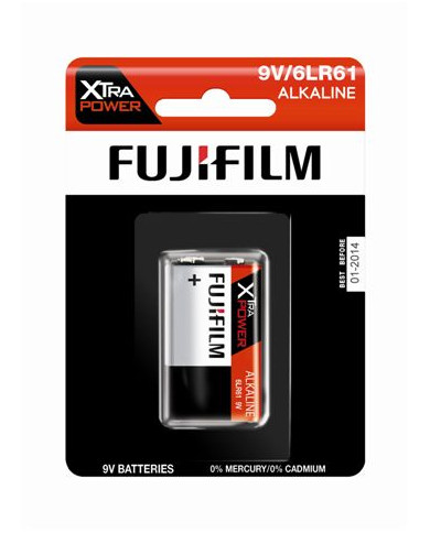 FUJIFILM PILHAS ALKALINE XTRA POWER 9V/6LR61 BL1 FUJIFILM PILHAS ALKALINE XTRA POWER 9V/6LR61 BL1