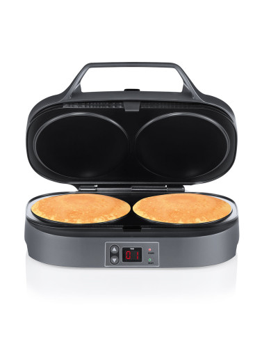 FLAMA MAQUINA DE PANQUECAS 1300W 2 CONCAVIDADES FLAMA MAQUINA DE PANQUECAS 1300W 2 CONCAVIDADES