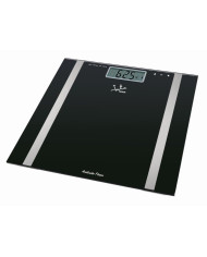 JATA BALANÇA WC ELETRONICA VIDRO CRISTAL PRETO