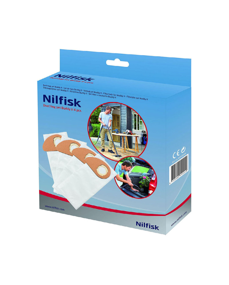 NILFISK SACOS ASPIRADOR P/ ASP. BUDDY