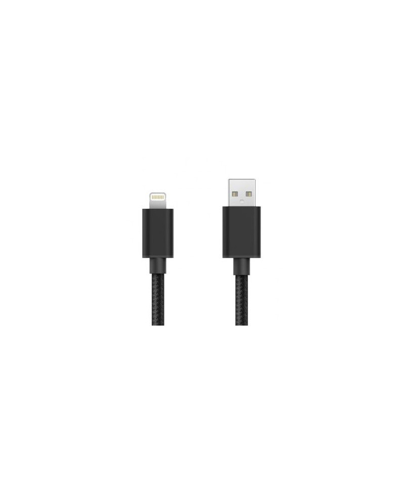 TECH FUZZION CABO USB LIGHTNING PRETO