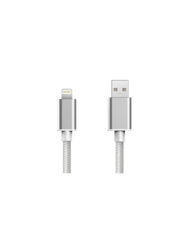 TECH FUZZION CABO USB LIGHTNING SILVER TECH FUZZION CABO USB LIGHTNING SILVER