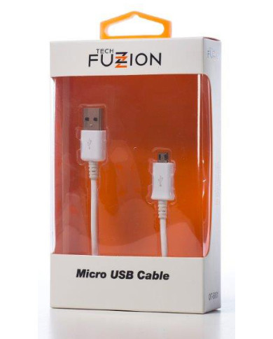 TECH FUZZION MICRO USB CABLE WH TECH FUZZION MICRO USB CABLE WH