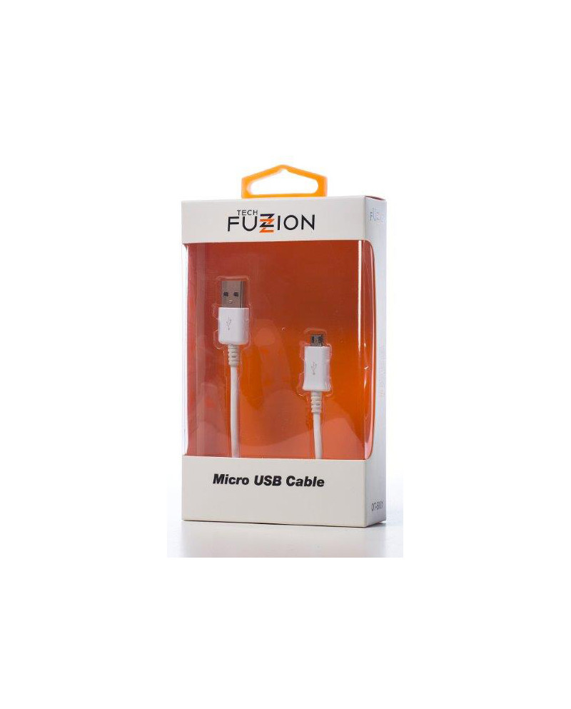 TECH FUZZION MICRO USB CABLE WH
