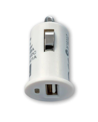 TECH FUZZION CAR CHARGER 1USB 12V CABLE WH TECH FUZZION CAR CHARGER 1USB 12V CABLE WH