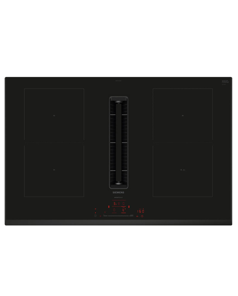 SIEMENS PLACA INDUÇAO 80CM C/ VENTILAÇAO INTEGRADA