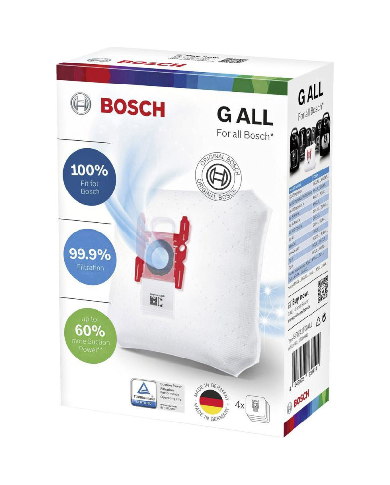 BOSCH SACOS PARA ASPIRADOR EXCETO BSG8/BSN1