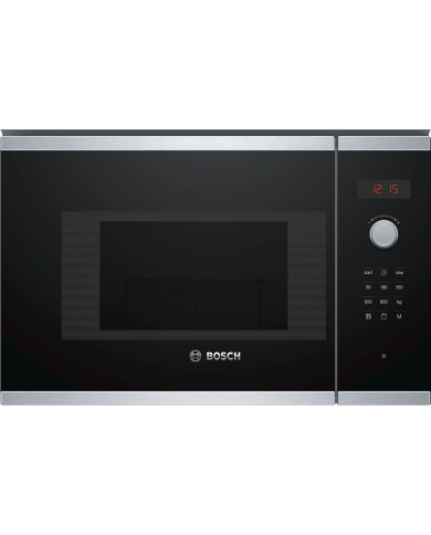 BOSCH MICROONDAS INTEG 20LTS INOX VIDRO PRETO BOSCH MICROONDAS INTEG 20LTS INOX VIDRO PRETO