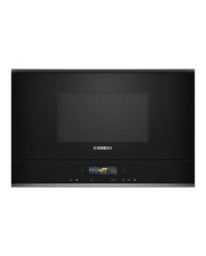 SIEMENS MICROONDAS INTEG 21LT 900W VIDRO PRETO