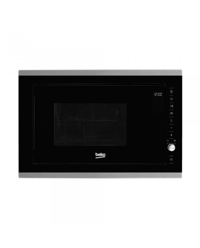 BEKO MICROONDAS INTEG 25LT 900W GRILL 1000W PRETO/INOX BEKO MICROONDAS INTEG 25LT 900W GRILL 1000W PRETO/INOX