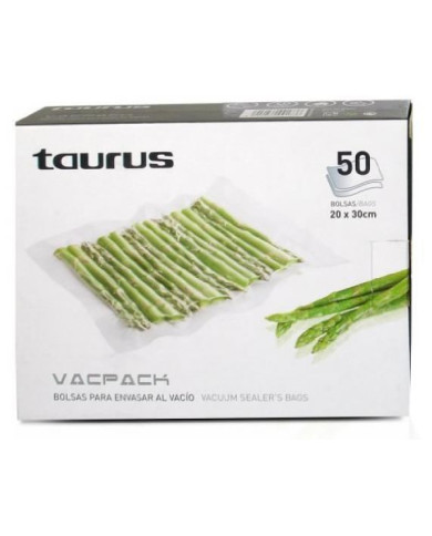TAURUS SACOS (50 UNID) 20X30CMS PARA VACPACK TAURUS SACOS (50 UNID) 20X30CMS PARA VACPACK