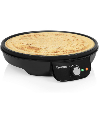 TRISTAR MAQUINA DE CREPES 1000W 30CM DIAMETRO TRISTAR MAQUINA DE CREPES 1000W 30CM DIAMETRO