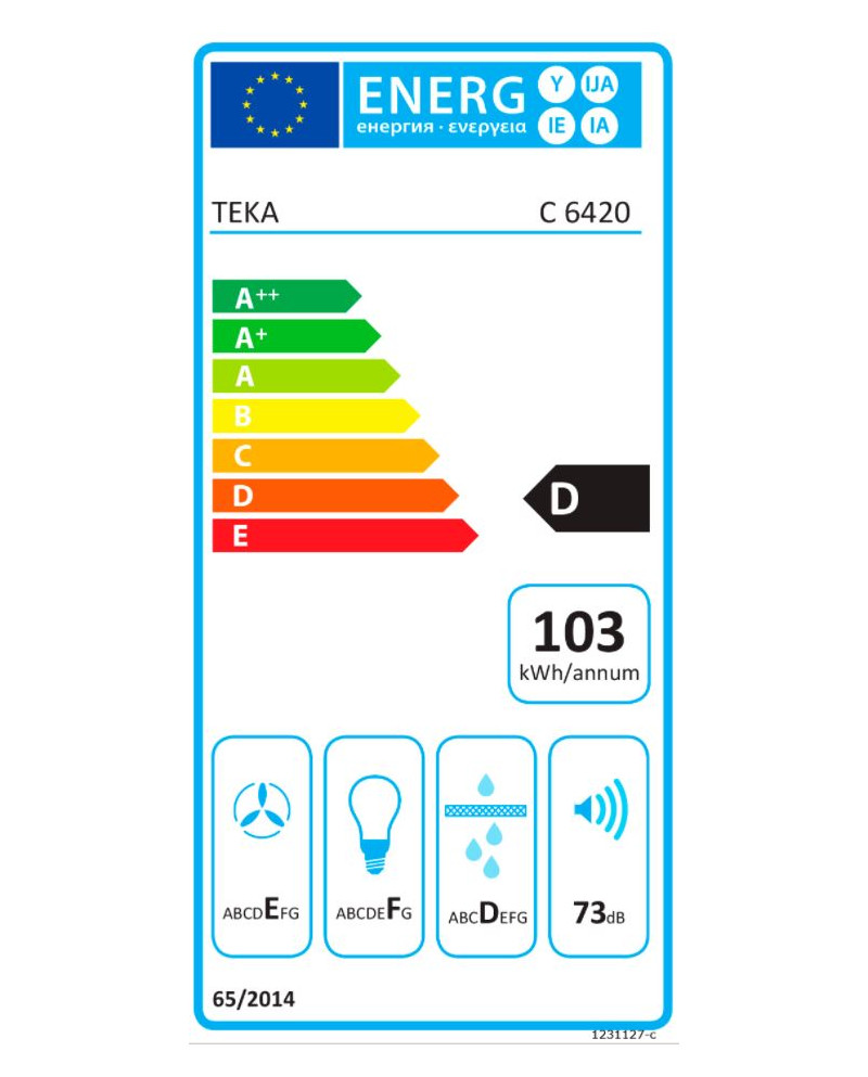 TEKA EXAUSTOR 60CMS TRADICIONAL MAX 375M3/H INOX D