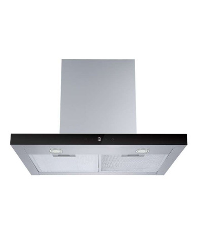 CONFORTEC CHAMINE 70CM 800M3H VIDRO PRETO INOX (A) CONFORTEC CHAMINE 70CM 800M3H VIDRO PRETO INOX (A)