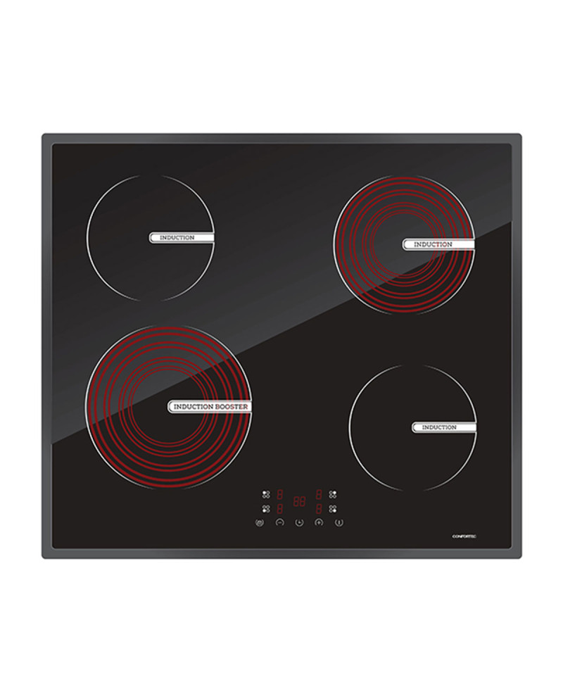 CONFORTEC PLACA INDUÇAO 4 ZONAS 6800W CONFORTEC PLACA INDUÇAO 4 ZONAS 6800W