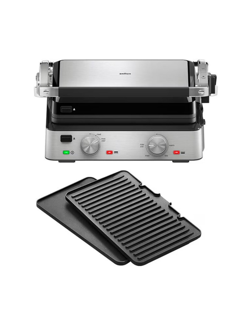 BRAUN GRELHADOR 2000W PLACAS AMOVIVEIS ANTI ADERENTES
