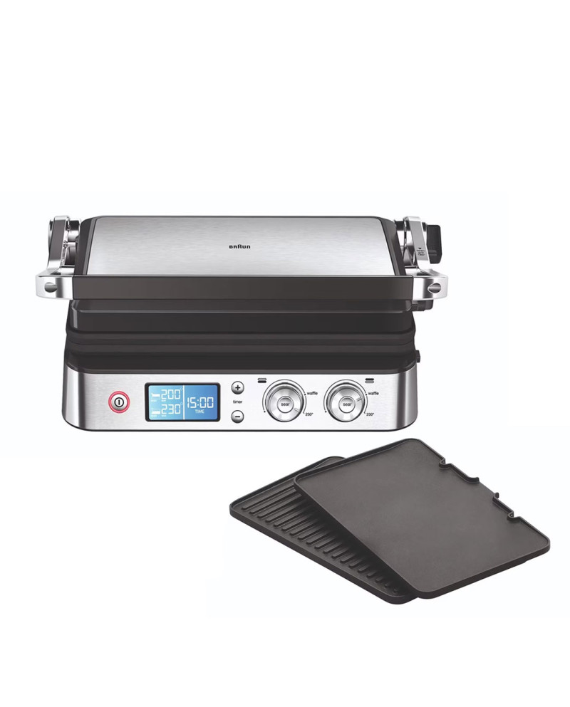 BRAUN GRELHADOR 2000W DIGITAL PLACAS AMOVIVEIS ANTI ADERENTE