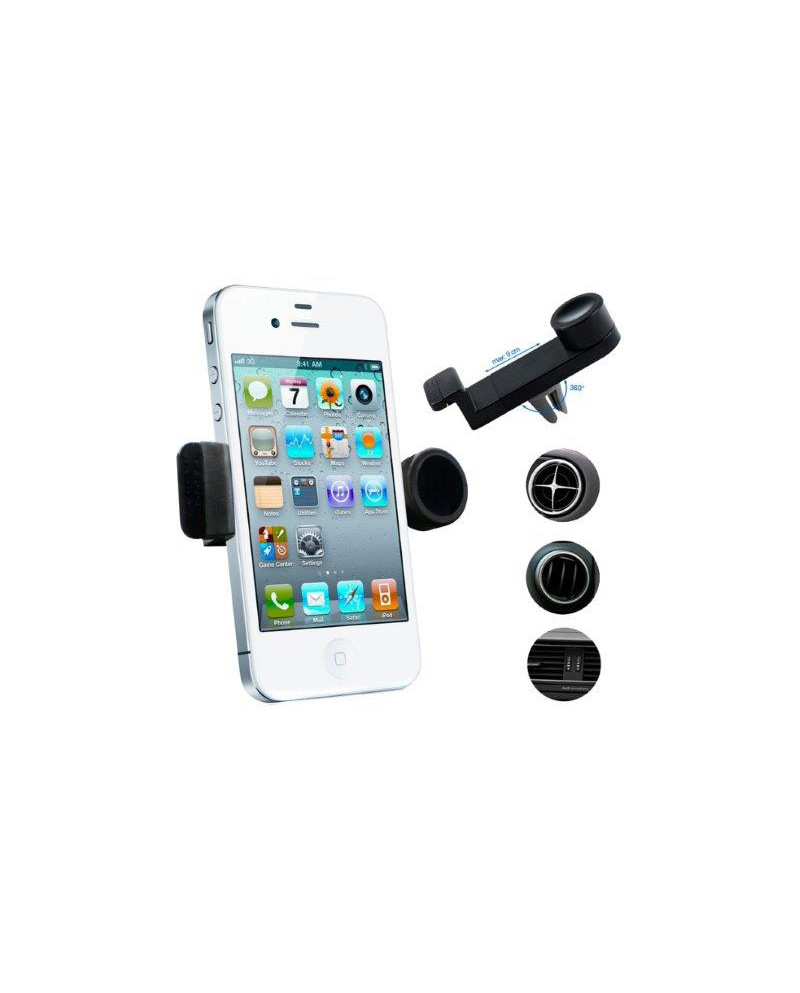 TECH FUZZION UNIVERSAL AIR VENT CAR HOLDER BLACK