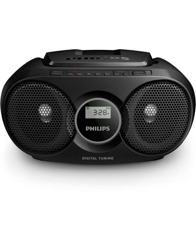 PHILIPS RADIO PORTATIL CD CD-R CD-RW CASSETE PRETO PHILIPS RADIO PORTATIL CD CD-R CD-RW CASSETE PRETO