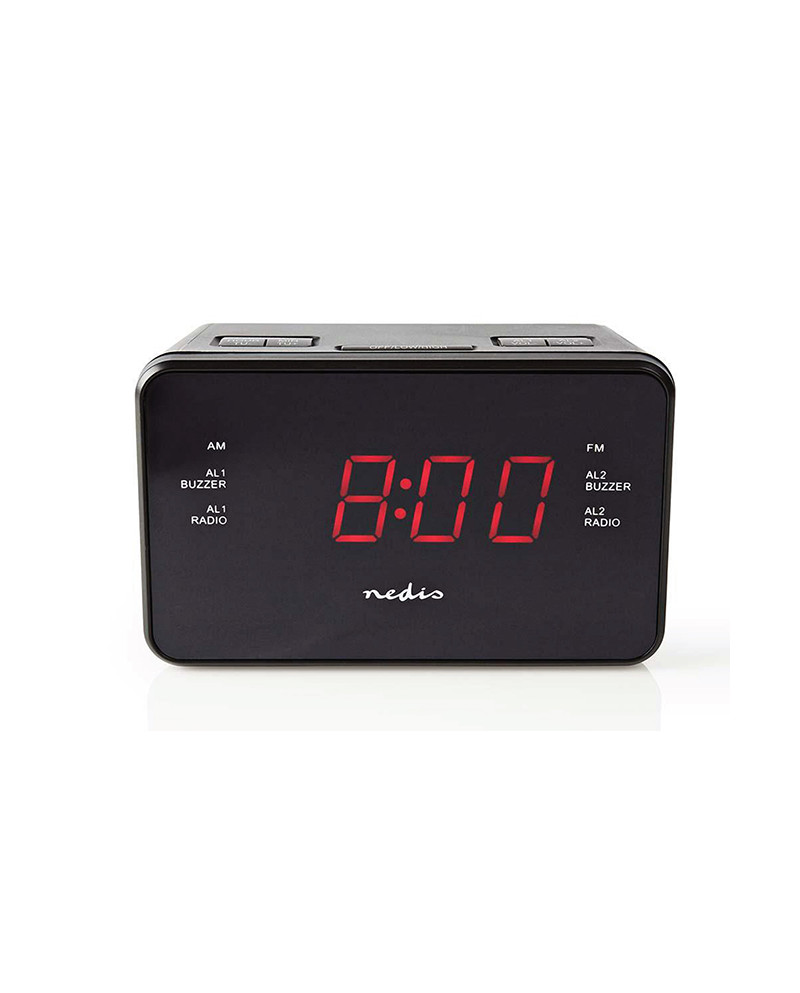 NEDIS RADIO RELOGIO DESPERTADOR 0.9" DISPLAY LED