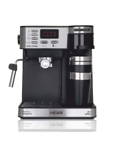 HAEGER MAQUINA CAFE EXPRESSO 850W+600W CAFE MOIDO HAEGER MAQUINA CAFE EXPRESSO 850W+600W CAFE MOIDO