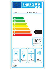 TEKA EXAUSTOR 60CM GAVETA MAX 388M3/H INOX E