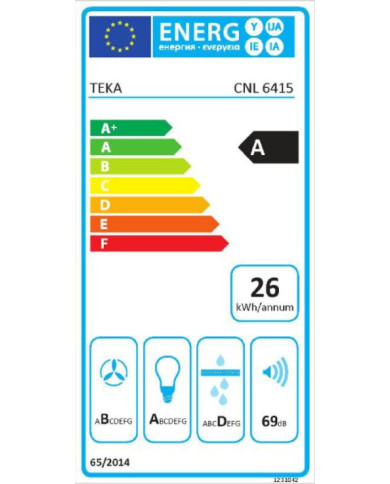 TEKA EXAUSTOR 60CM GAVETA 2VELOC+INTENS MAX 385M3/H INOX A TEKA EXAUSTOR 60CM GAVETA 2VELOC+INTENS MAX 385M3/H INOX A