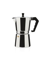 HAEGER CAFETEIRA ALUMINIO ITALIANA 12 CHAVENAS