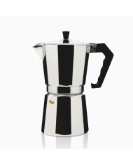 HAEGER CAFETEIRA ALUMINIO ITALIANA 12 CHAVENAS