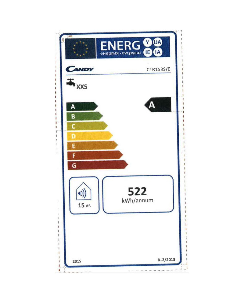 CANDY TERMOACUMULADOR 15LT VERTICAL A CANDY TERMOACUMULADOR 15LT VERTICAL A