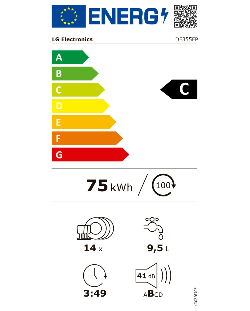 LG MAQUINA LOUÇA 9PROG 14TALHERES 3 CESTOS INOX (C)