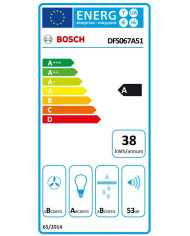 BOSCH EXAUSTOR TELESCOPICO 60CM 3VEL+1INT 728M3/H CINZA A