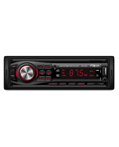 TECH FUZZION AUTO RADIO PAINEL FIXO 4x50W FM USB MP3 TECH FUZZION AUTO RADIO PAINEL FIXO 4x50W FM USB MP3