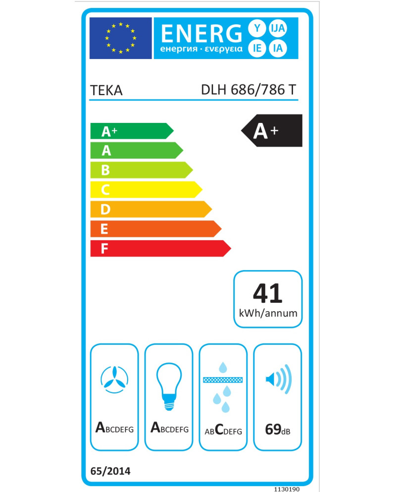 TEKA CHAMINE DE PAREDE INOX A+