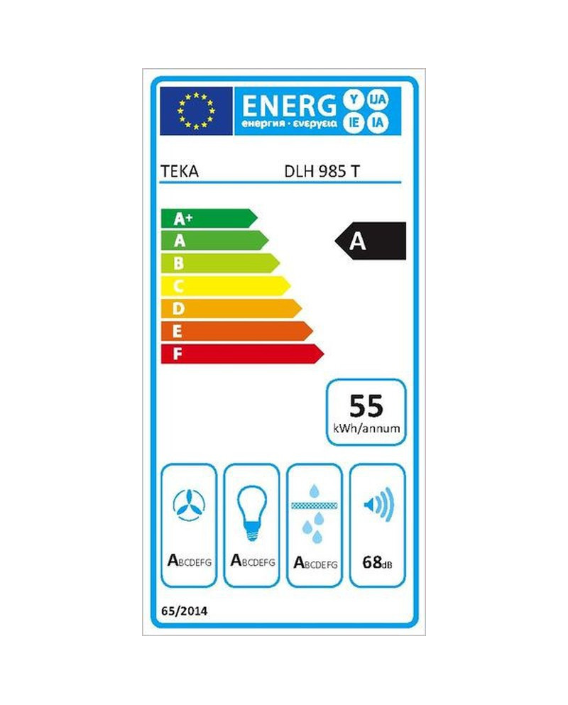 TEKA CHAMINE DE PAREDE 90CM PRETO A TEKA CHAMINE DE PAREDE 90CM PRETO A