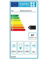 AEG EXAUSTOR 60CM 3VELOC EXTRAÇAO MAX 600M3/H INOX C
