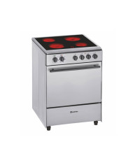 MEIRELES FOGAO 60X60CM 4Z VITRO INOX FORNO ELECT ESTATICO A