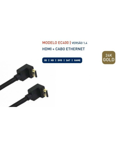 LOVIT CABO HDMI 1.4 SLIM 24K GOLD 1,5MTS LOVIT CABO HDMI 1.4 SLIM 24K GOLD 1,5MTS