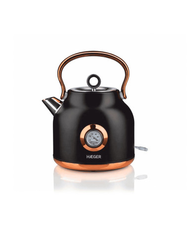 HAEGER JARRO TERMICO 1,7LT 2200W CORPO INOX E PRETO HAEGER JARRO TERMICO 1,7LT 2200W CORPO INOX E PRETO