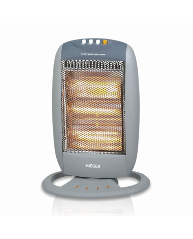 HAEGER AQUECEDOR HALOGENEO 1200W HAEGER AQUECEDOR HALOGENEO 1200W
