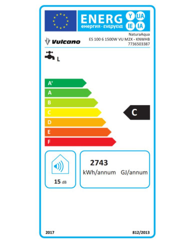VULCANO TERMOACUMULADOR 100LT HORIZ 2KW NATURA AQUA C VULCANO TERMOACUMULADOR 100LT HORIZ 2KW NATURA AQUA C