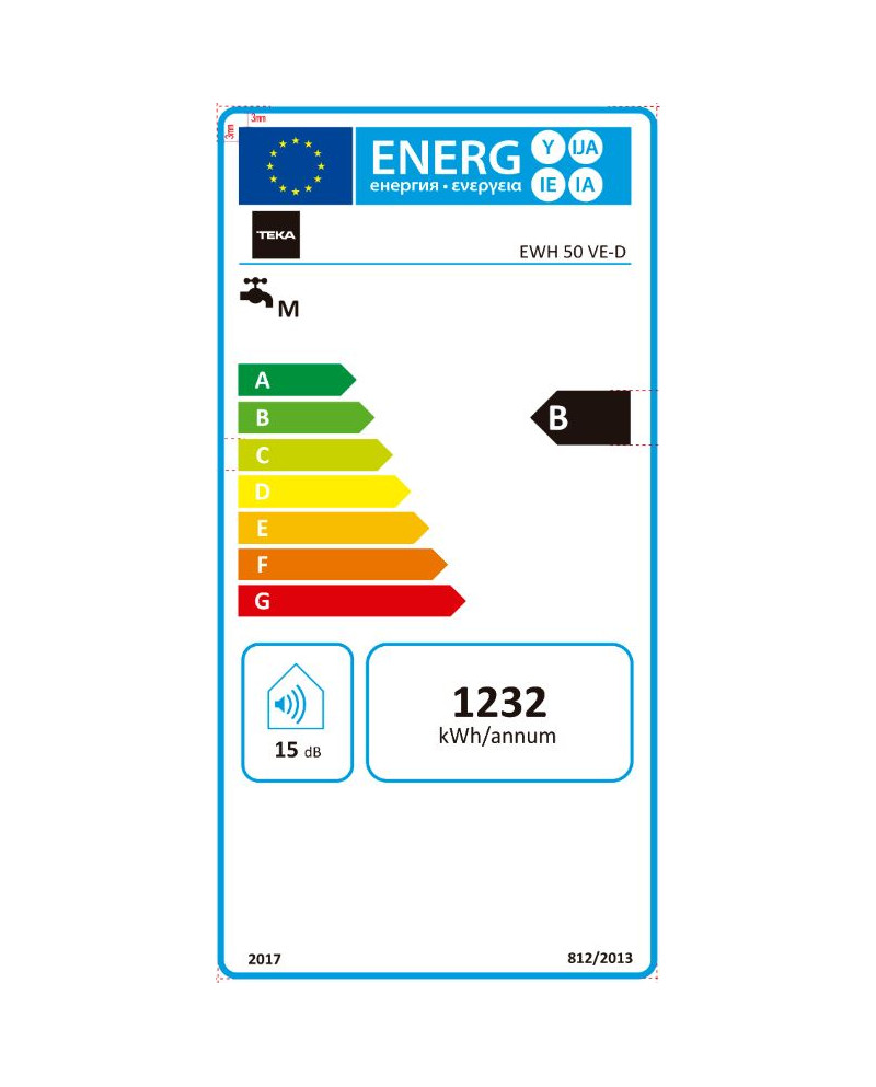 TEKA TERMOACUMULADOR 50LT VE-D B TEKA TERMOACUMULADOR 50LT VE-D B