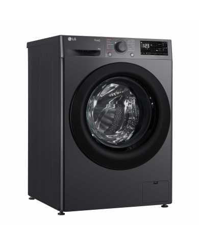 LG MAQUINA ROUPA 9KG 1400RT AI DD STEAM WIFI PRETA(A)