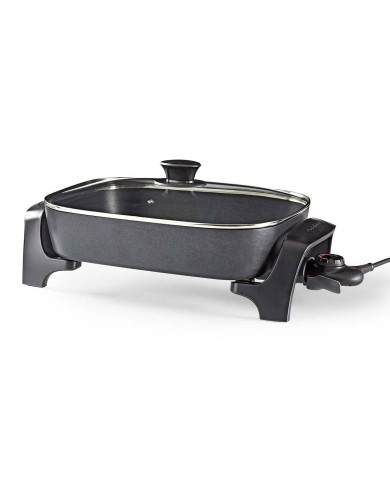 NEDIS FRIGIDEIRA ELECTRICA 200W 40CM ALUMINIO NEDIS FRIGIDEIRA ELECTRICA 200W 40CM ALUMINIO