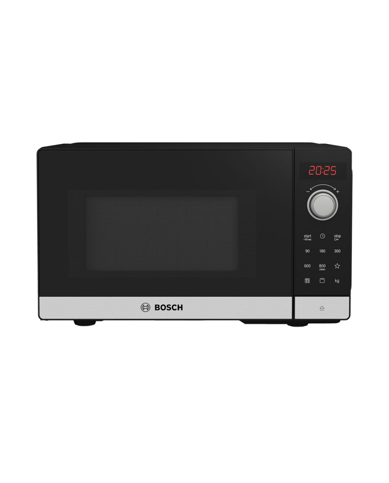 BOSCH MICROONDAS 20LT 800W GRILL VIDRO PRETO