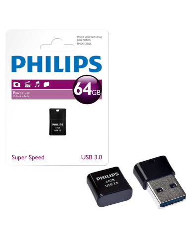 PHILIPS PEN USB 3.0 64GB Pico Edition Black PHILIPS PEN USB 3.0 64GB Pico Edition Black