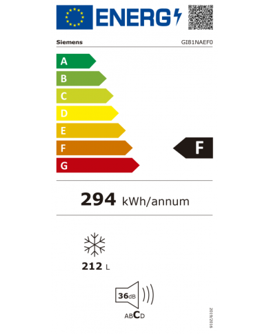 SIEMENS ARCA VERTICAL INTEG 1772X558X545MT 212LT NF (E) SIEMENS ARCA VERTICAL INTEG 1772X558X545MT 212LT NF (E)