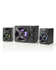NEDIS COLUNA GAMING 2.1 33W COM SUBWOOFER LUZES LED NEDIS COLUNA GAMING 2.1 33W COM SUBWOOFER LUZES LED