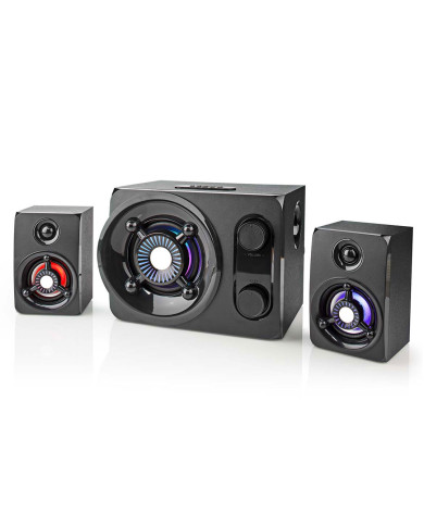 NEDIS COLUNA GAMING 2.1 75W BLUETOOTH NEDIS COLUNA GAMING 2.1 75W BLUETOOTH