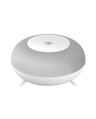 TECH FUZZION COLUNA PORT BLUETOOTH C/BASE CARREG S/FIO CINZA TECH FUZZION COLUNA PORT BLUETOOTH C/BASE CARREG S/FIO CINZA